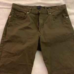 Bicycle shorts. Very cute. Army green